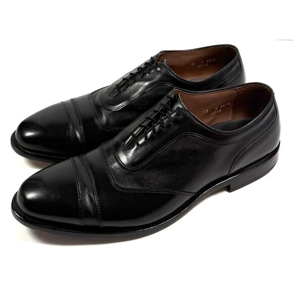 Allen Edmonds Mens Dress Shoes Winhall Cap Toe Oxfords Size 13 C Narrow Black main image 6